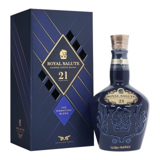 CHIVAS REGAL 21 YEARS ROYAL SALUTE BLUE 70CL