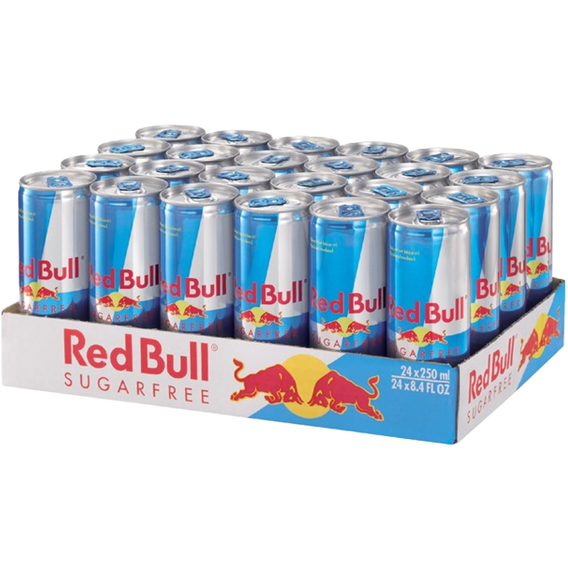 Red Bull Sugar Free blik 24x25cl Red Bull Sugar Free blik 24x25cl
