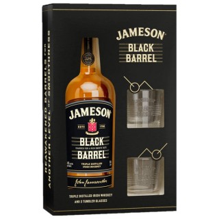 JAMESON BLACK BARREL GIFTPACK 70CL