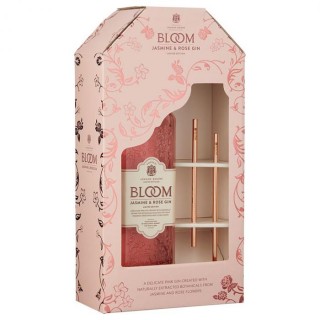 BLOOM JASMINE & ROSE GIN GIFTPACK 70CL