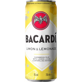 BACARDI LIMON & LEMONADE...