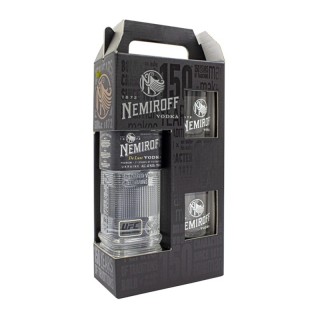NEMIROFF DE LUXE VODKA GIFTPACK 70CL