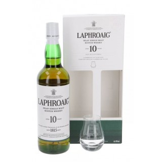 LAPHROAIG 10 YEARS GIFTPACK...