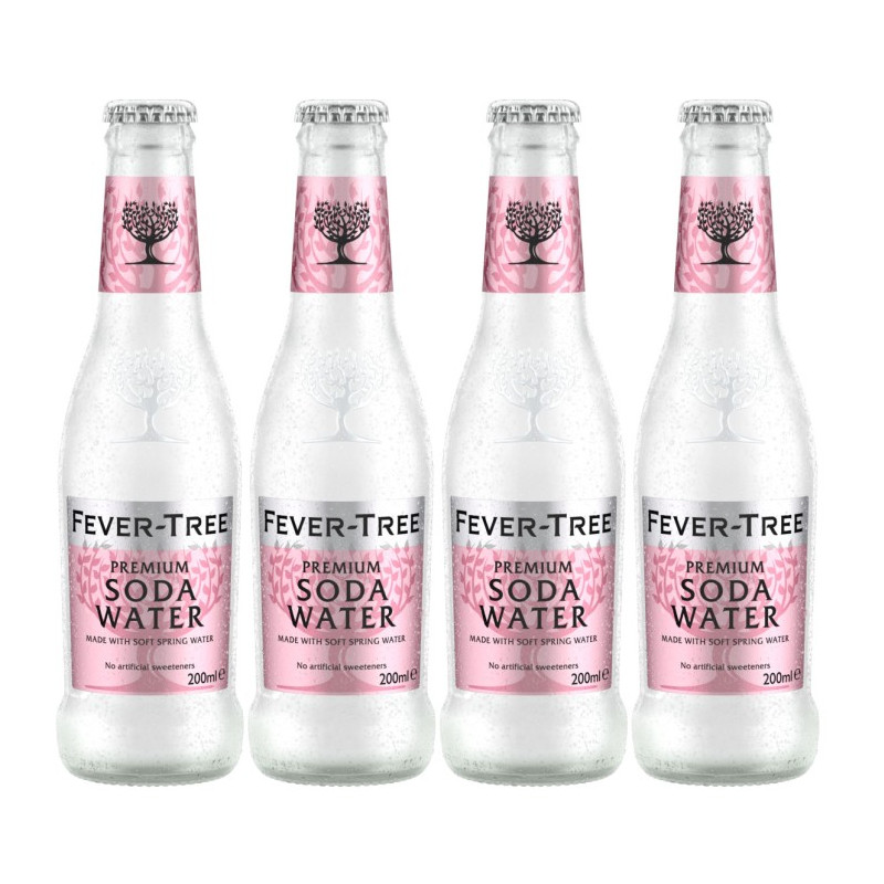 Fever-Tree Soda Water 4x20cl Fever-Tree Soda Water 4x20cl