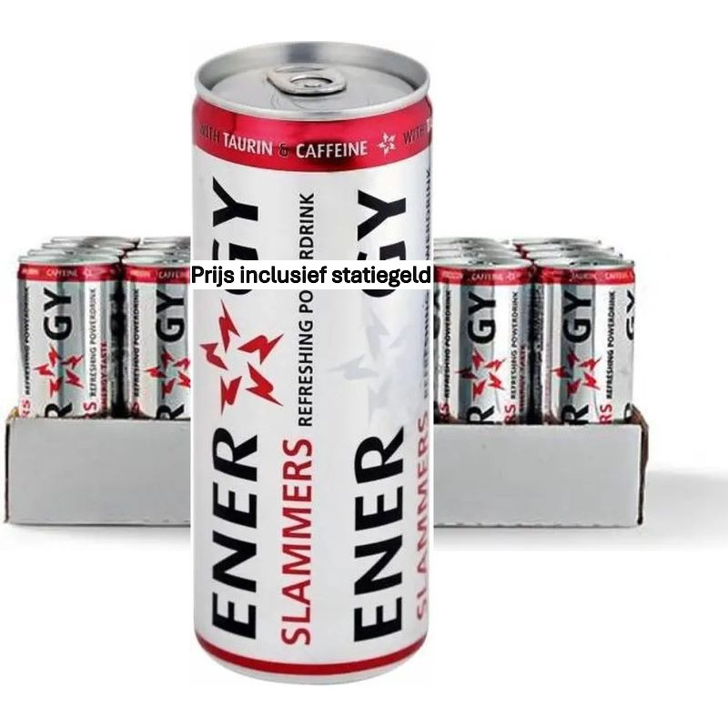 Slammers Energy Drink 24x25cl Slammers Energy Drink 24x25cl