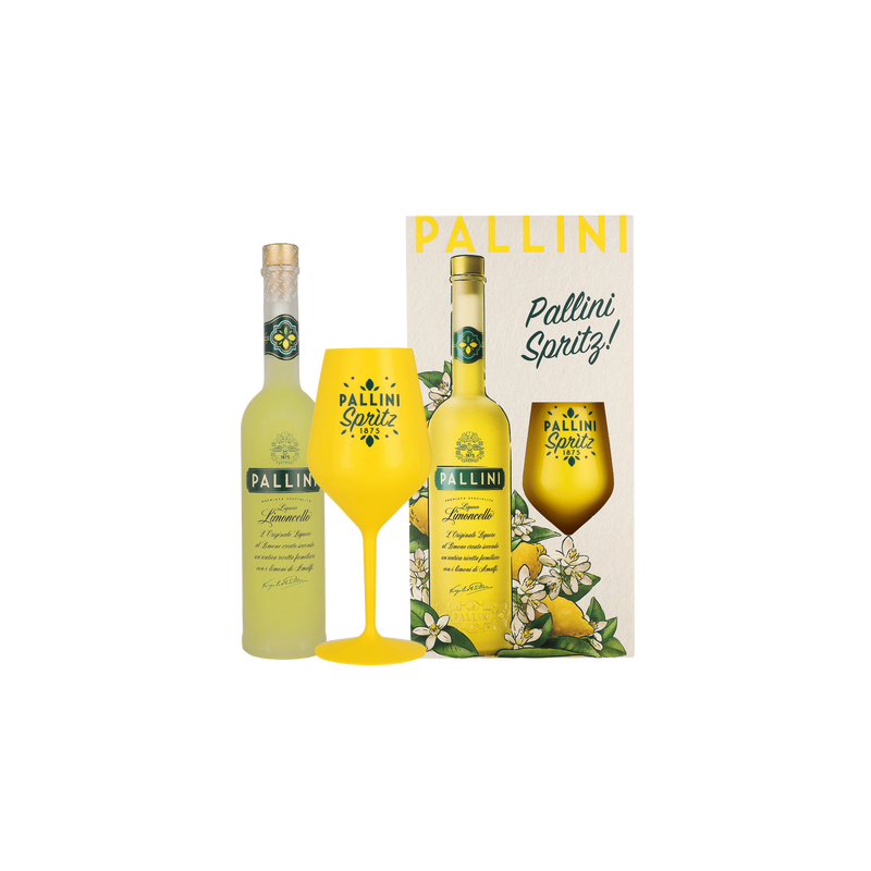 Pallini Limoncello Giftset 50cl Pallini Limoncello Giftset 50cl